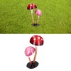 Iron Mushroom Ornament Waterproof Courtyard Balcony Decoration for Gardening Outdoor