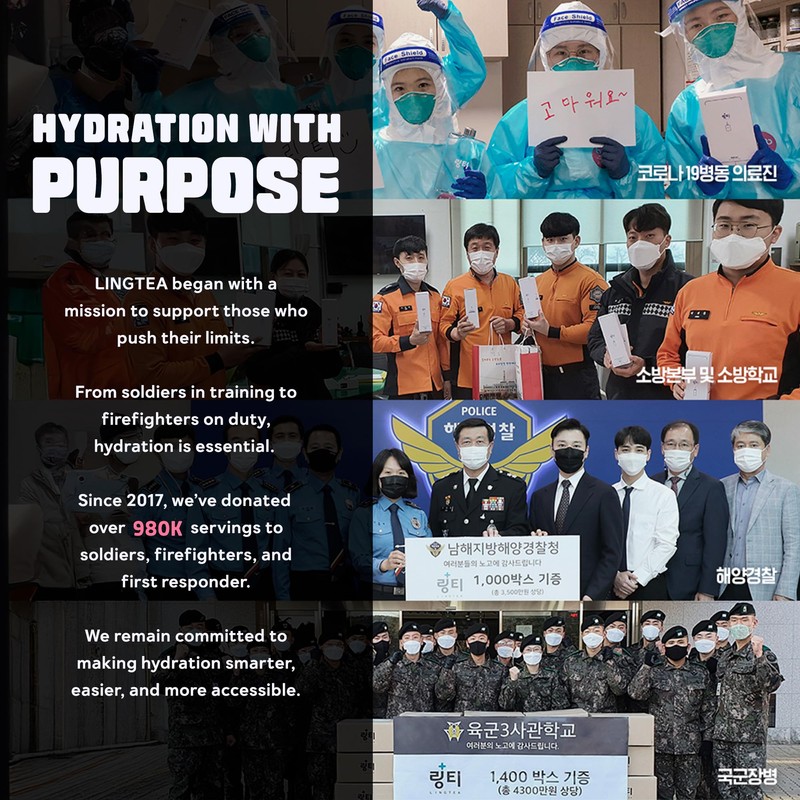 LINGTEA Doctor Developed Electrolyte Drink Mix - Peach Flavor |