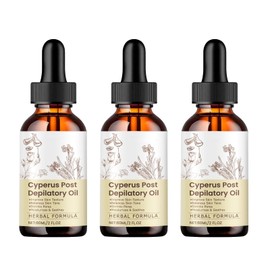 3 Pcs Cyperus Rotundus Oil for Hair Removal, Gentle Nourishing, Soothing Smooth Delicate Skin, Hair Removal Care Essential Oil.