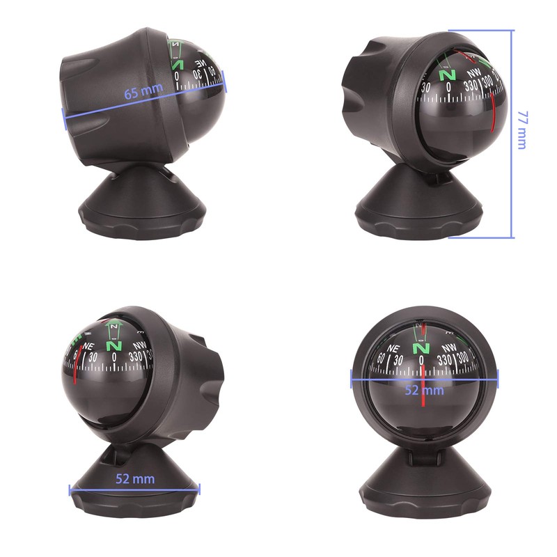 10L0L Universal Golf Cart Adjustable Dash Compass for Yamaha,EZGO,Club Car-