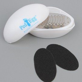 Egg shape exfoliation, calluses, toes, foot care smooth 3ea