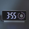 Digital Alarm Clock Rechargeable LED Mirror Alarm Clock -10°C‑50°C Temperature