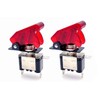JZK 2x Toggle Switch SPST ON/OFF 3 Pin Red LED