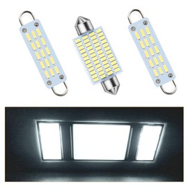 MoriNed Interior LED Map Dome Light Bulbs Kit Compatible with 1988-1998 Chevy Silverado GMC Sierra K1500 K2500 C1500 C2500 Pickup Truck, White