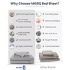 MISSQ 4-Piece Full Size Bed Sheets - Microfiber Bed Sheets
