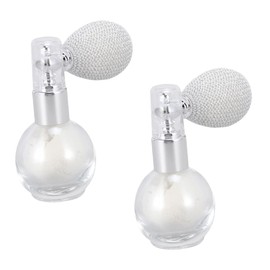 Minkissy 2sets Fashion Chic Makeup Highlighters Gloss Powder Glitter Sprayers for Club Bar Wedding 2pcs*2