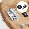 MECCANIXITY Guitar Strap Lock Bass Strap Button Buckle Dual Design