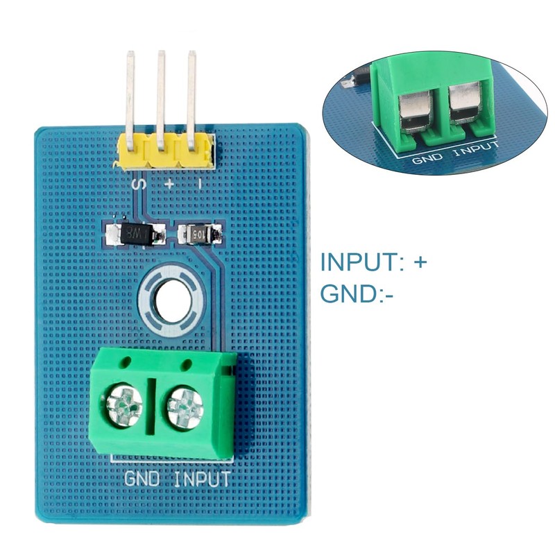 DiGiYes 5Pcs 3.3V/5V Analog Ceramic Piezo Vibration Sensor Module Fit