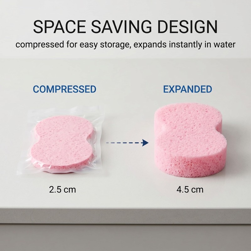 Set of 3 Large Car Sponge, Absorbent Cleaning Sponge, 19
