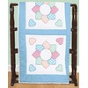 Stamped White Quilt Blocks 18"X18" 6/Pkg-Patchwork Hearts