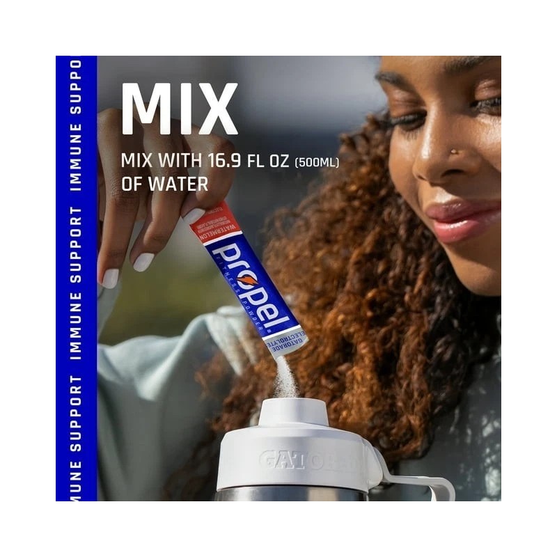 Propel Watermelon Flavored Electrolyte Powder Packets 20 Count Zero Sugar(2pack)