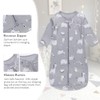 Baby Sleeping Bag 2 Pack Cotton Long Sleeves Wearable Blanket