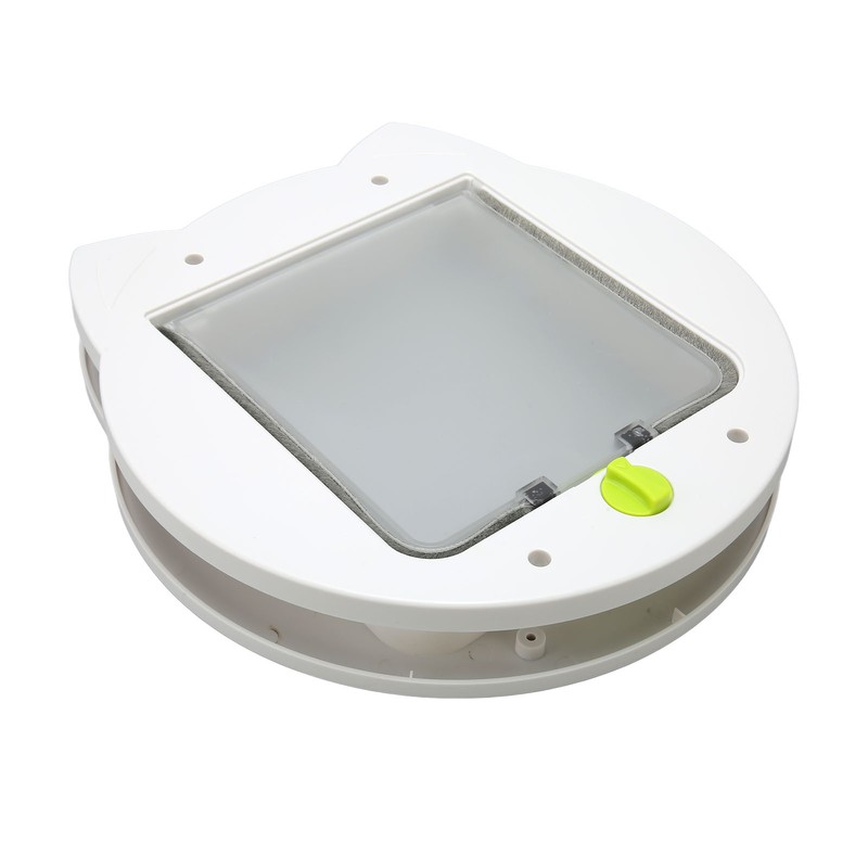 Pet Flap Door 4 Way Locking Noiseless Weather Resistant Cat