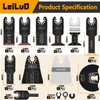 LEILUO 116 Pcs Multitool Blade Kits Cutting and Sandpaper Oscillating