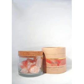 Original Himalayan Crystal Salt® Sole Jar + Stones | A Natural Electrolyte Solution to Support Hydration, pH Balance and Healthy Metabolism* (Glass Jar + Spoon + Stones)