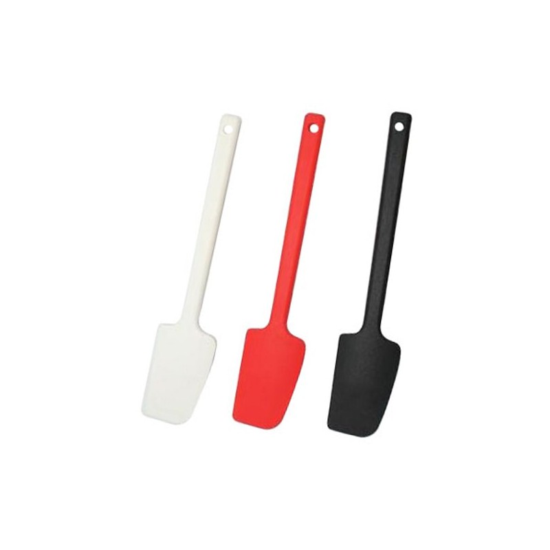 Blanche Assassier SO Silicone Spatula, Black, Approx. 2.3 x 10.4