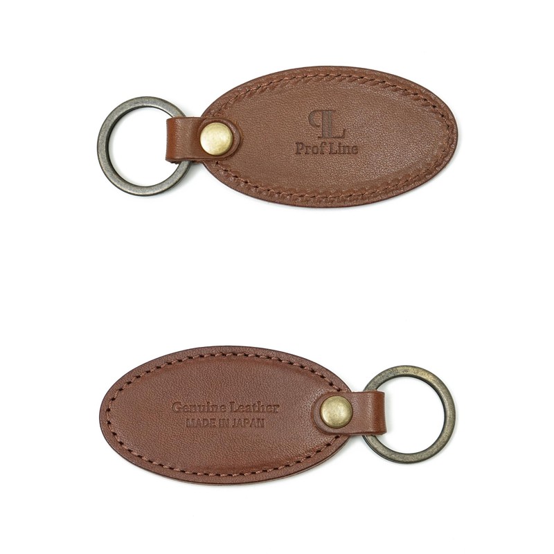 Prof Line Tochigi Leather (Japan Made in Keychain) Large Tag