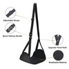 Travel Foot Hammock for Seated Foot Support – Adjustable Hanging