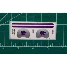 Kansas State Wildcats 1990s Football Gumball Helmets *DIECUT DECALS ONLY* RARE