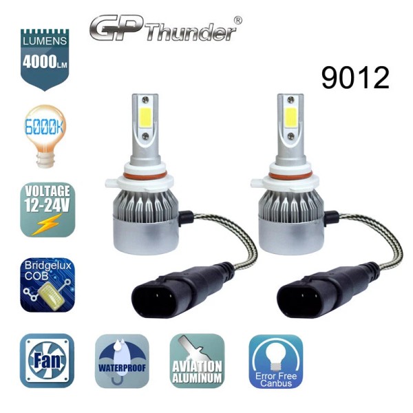 LED-Producer 2x 9012 HIR2 9011 LED Headlight Bulb GP Thunder