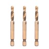 3 Pcs 6542 HSS Drill & Taps Bit Set with