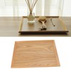 Rectangle Wood Tray Multifunctional Serving Tray for Fruit Food Pizza