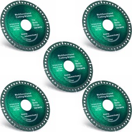 ‎5 Pack 4.5 Inch Indestructible Disc for Grinder, Indestructible Disc 2.0 for Angle Grinder 7/8''-Cut Everything in Seconds, Cutting Discs for Smooth Cutting, Chamfering, Grinding Materials