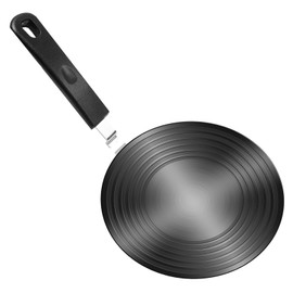 Induction Adapter, 24 cm Induction Adapter Plate with Removable Handle, Induction Adapter for the Use of Cooking Screen to Induction (Black)