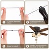 Kelduemi Ceiling Fan Pull Chain Ornaments, 13.6 Inches Fan Pulls