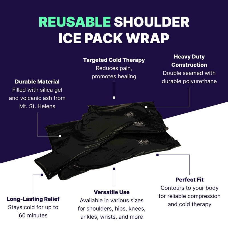 Back Support Systems Cold Ice Pack Wrap - Shoulder, Neck