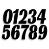 Mx & ATV Number Plate Decals | Set of 3