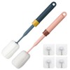 2-Pack Adjustable 12.9" Sponge Bottle Brushes Cleaning Set | High