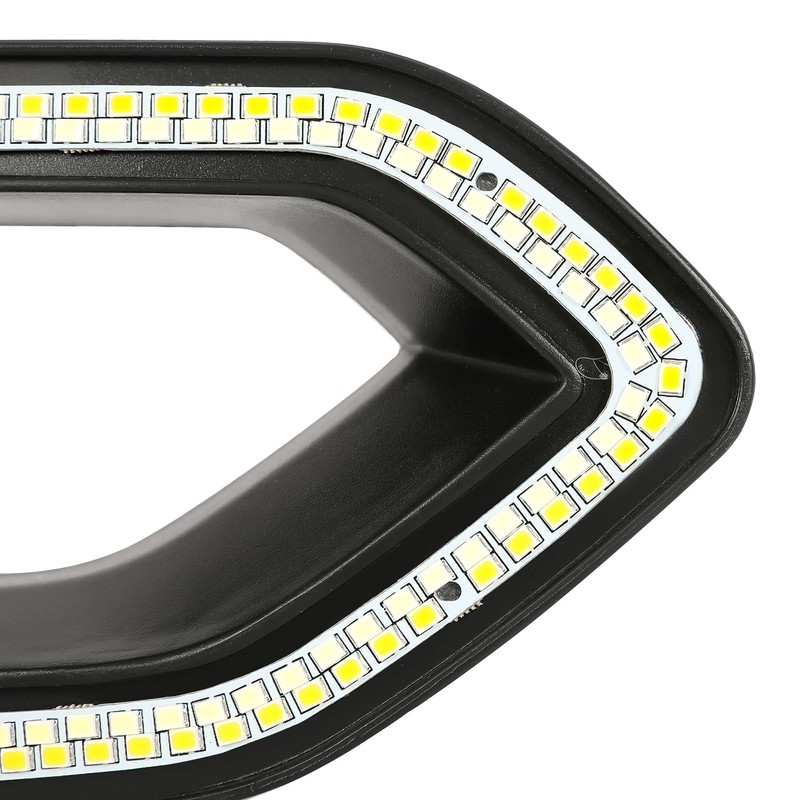 HECASA Grille Lights LED Compatible with 2015-2019 Dodge Charger SRT/Scat