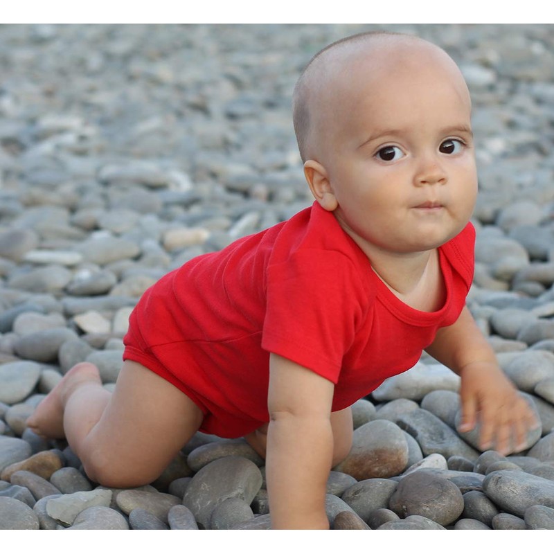 kavkas Short Sleeve Baby Bodysuit Newborn Cotton Vest Soft Undershirts