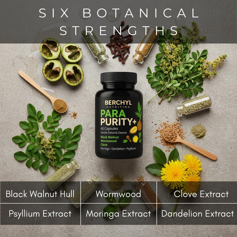 ParaPurity+ Herbal Detox & Gentle Cleanse, Gut Health & Digestive
