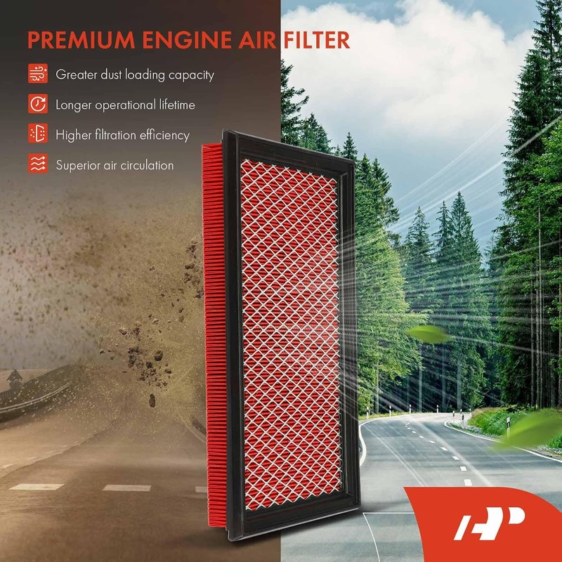 A-Premium Filtro Aire Motor Preengrasado Alto Rend Compatible con Infiniti