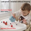 Seposeve 2 Pack Silicone Sippy Cups, Leak-Proof Baby Straw Cup