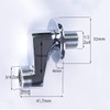Soytich VR40 S-Connector Offset by 40 mm for Wall Fittings
