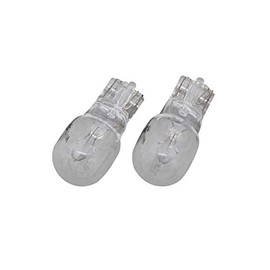POSH 090585-10 Motorcycle Goods Wedge Valve Set (2 Pieces) 12V 15W T13 Type Clear