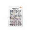 VEDA Alphabet and Number Shaped Cookie Cutters, Biscuit Cutters, Silver