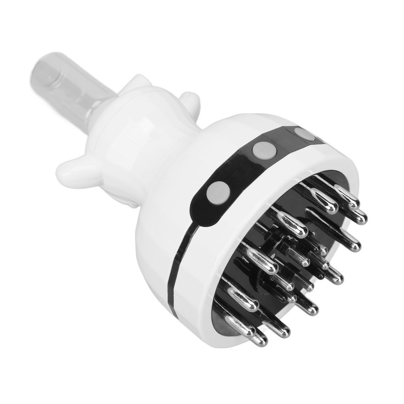 Electric Scalp Massager Infrared Light 6 Heating Gears Handheld Vibration