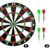 Cork Dartboard, Includes 4 Darts Metal Tip, Professional Number Ring