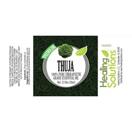Healing Solutions 10ml Oils - Thuja Essential Oil - 0.33 Fluid Ounces