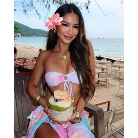 WELROG 3 Pieces Hawaiian Flower Hair Clips for Women - Artificial Tropical Flower Hair Pin Orchid Beach Party Wedding