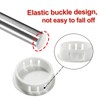 Moicstiy 30Pcs 1-1/4 inch (32mm) White Hole Plugs, Plastic Round