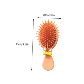 Healvian 2pcs Boy Girl Portable Hair Combs Lightweight Detangling Brushes for Wet Dry Hair Unique Cartoon Designs Dusty Flower Accessories for Boy Girl