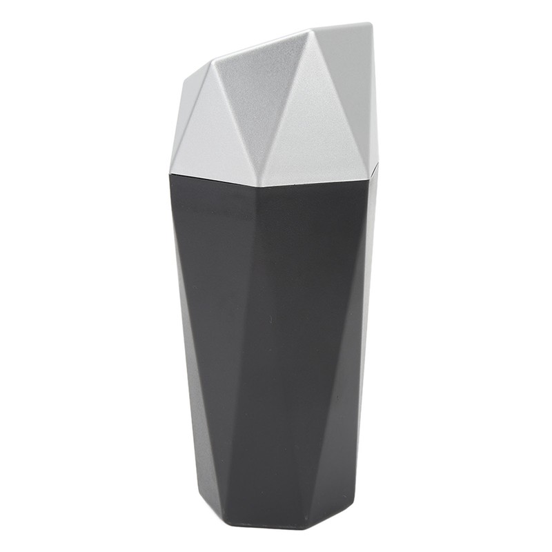 2Pcs Car Trash Can with Lid Waterproof Decorative Automotive Portable