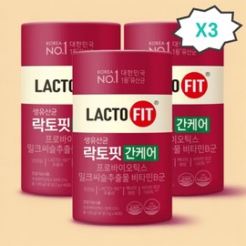 Chong Kun Dang Health Lactopic liver care prebiotics, 3 live lactic acid bacteria, 3-month supply / 락토핏간케어 프리바이오틱스 생유산균 3개 3개월분