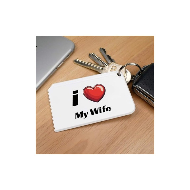 Azeeda 'I Love My Wife' Plastic Ice Scraper (IC00041514)