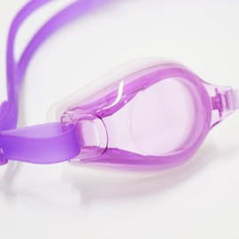 Swans SWRVJ-005N Swim Goggles, Kids, 6-12 Years Old, Made in Japan, Anti-Fog, UV Protection, Antibacterial, One Size Fits Most, Lavender